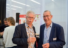 Jules van Ruiten van Naktuinbouw en Theo Akerboom van Akerboom Freesia